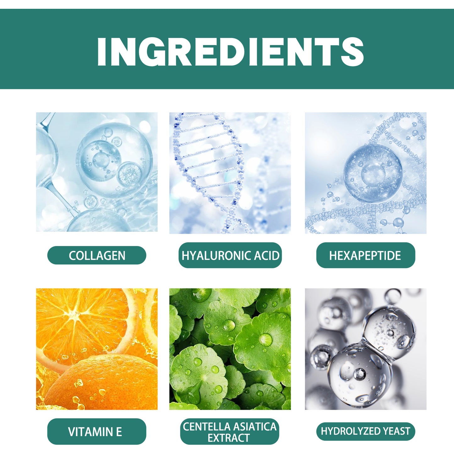 Dermalayr-Technology Soluble Collagen Film, Anti-wrinkle Moisturizing Firming Whitening Patch