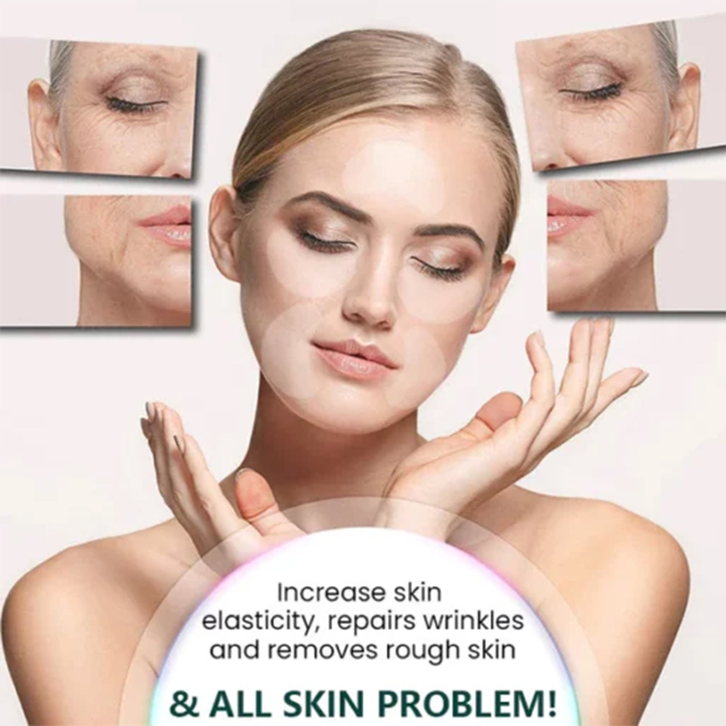 Dermalayr-Technology Soluble Collagen Film, Anti-wrinkle Moisturizing Firming Whitening Patch